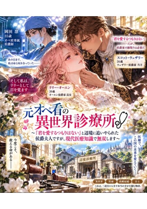 元オペ看の異世界診療所〜『君を愛するつもりはない』と辺境に追いやられた侯爵夫人ですが、現代医療知識で無双します〜