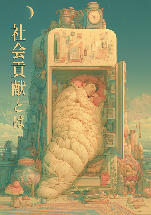 『社会貢献とは』（猫小路葵） 表紙