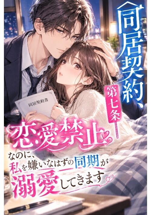 同居契約、第七条――恋愛禁止。なのに、私を嫌いなはずの同期が溺愛してきます 表紙