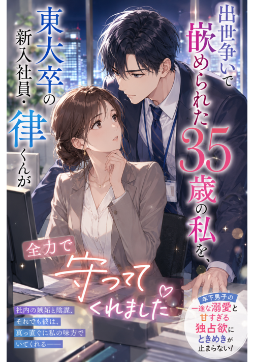 出世争いで嵌められた35歳の私を、東大卒の新入社員・律くんが全力で守ってくれました