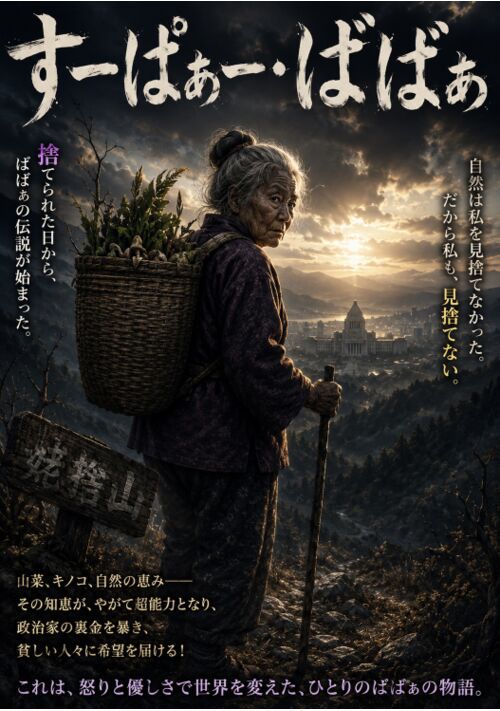 『すぅーぱぁー・ばばぁ』（山崎のみち） 表紙