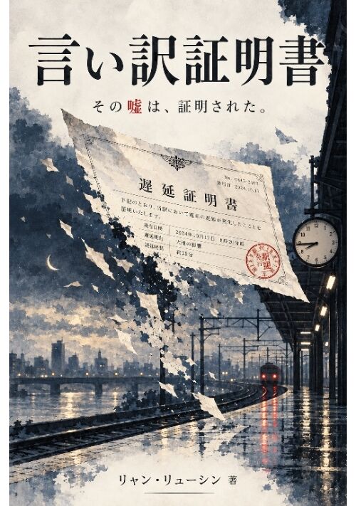 『言い訳証明書』（リャン・リューシン） 表紙