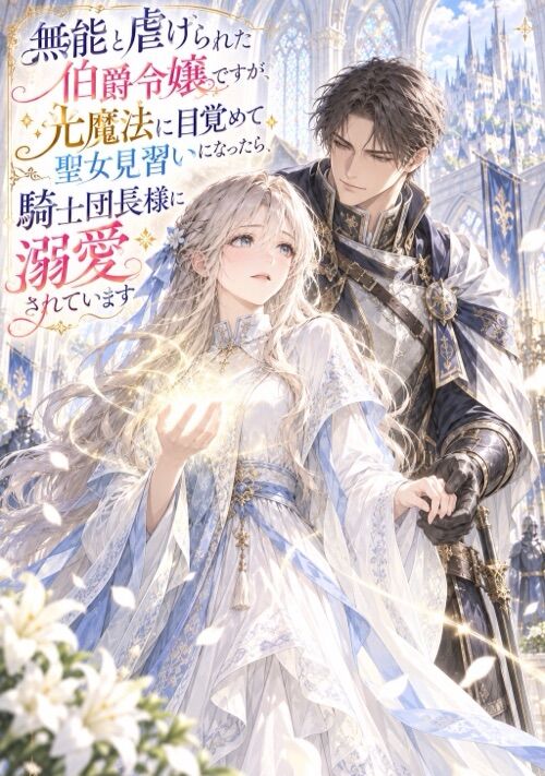 無能と虐げられた伯爵令嬢ですが、光魔法に目覚めて聖女見習いになったら、騎士団長様に溺愛されています