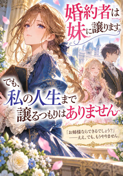 婚約者は妹に譲ります。でも、私の人生まで譲るつもりはありません 表紙