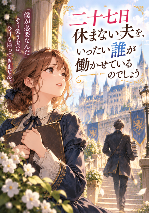 『二十七日休まない夫を、いったい誰が働かせているのでしょう』（よみなぎ） 表紙