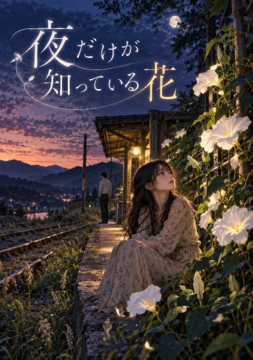 『夜だけが知っている花（誕生花が紡ぐ、３６６日の物語 ～９月５日～）』（橘こたつ） 表紙