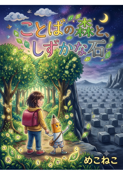 ことばの森と、しずかな石 表紙