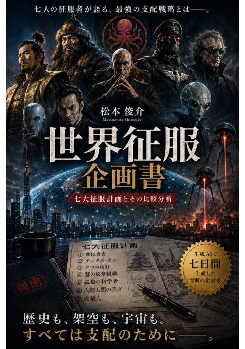 【短編小説】世界征服方法を企画せよ　〜ある商社マンと生成 AIの7日間〜