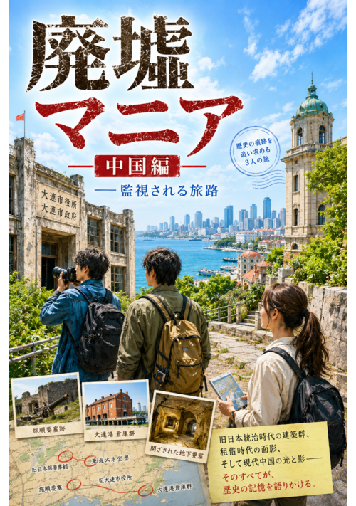 『廃墟マニア 中国編 ―― 監視される旅路』（サイバー五郎） 表紙