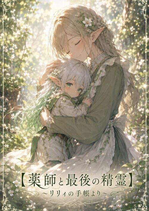 『薬師と最後の精霊〜リリィの手帳より〜』（上野 まきえ） 表紙