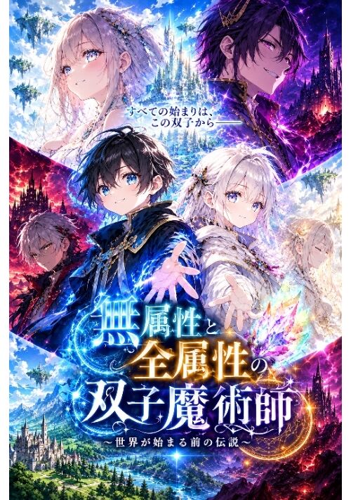 無属性と全属性の双子魔術師～世界が始まる前の伝説～