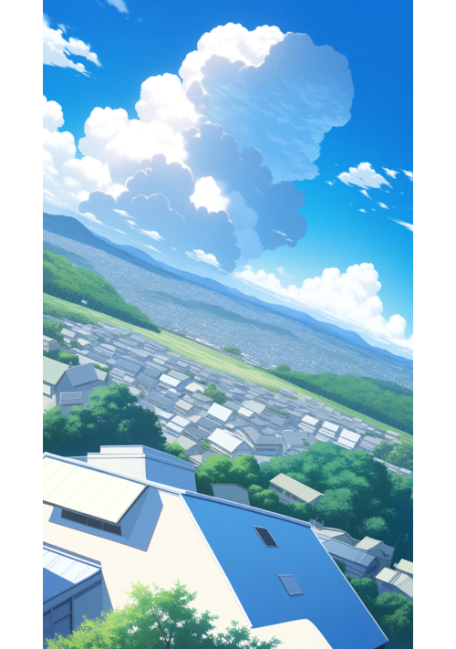 夏雲とバッシュ