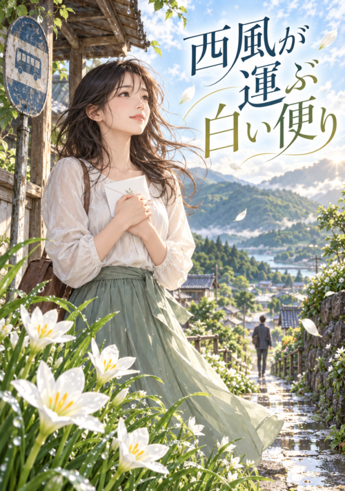 『西風が運ぶ白い便り』（橘こたつ） 表紙