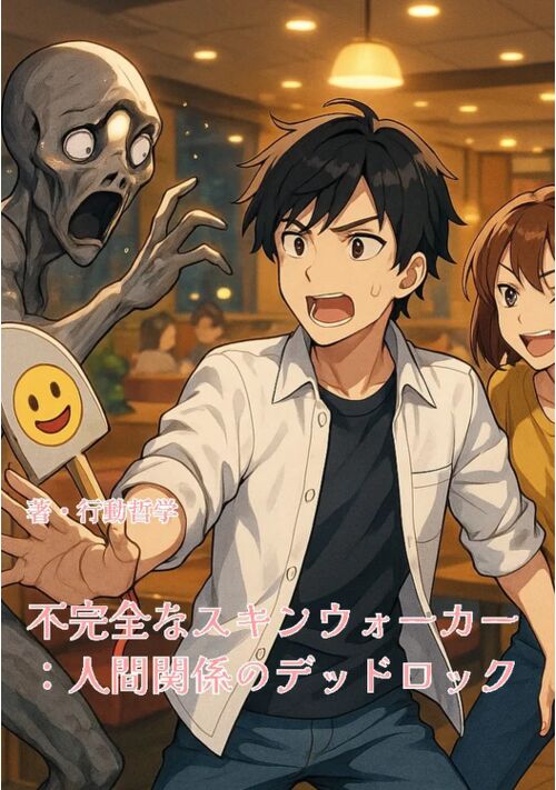 『不完全なスキンウォーカー：人間関係のデッドロック』（行動哲学） 表紙