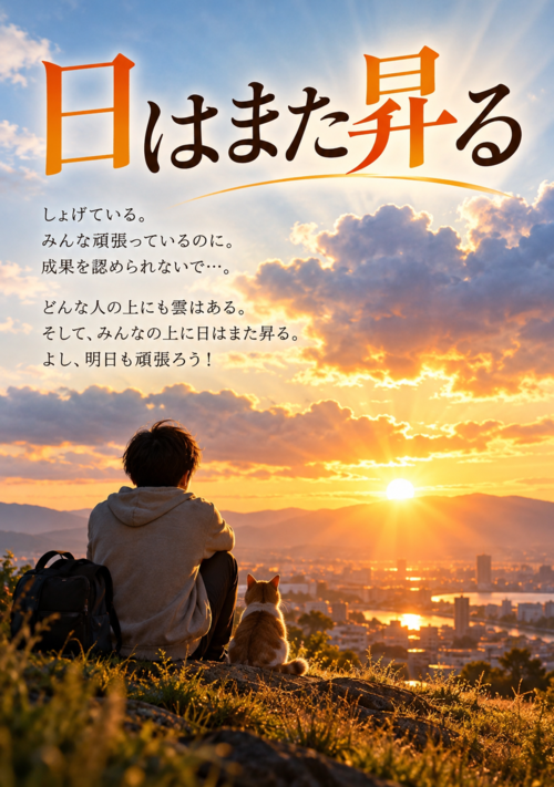 『日はまた昇る』（すずりはさくらの本棚） 表紙