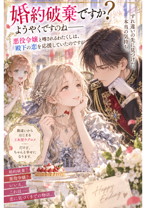 婚約破棄ですか？　ようやくですのね――悪役令嬢と噂されるわたくしは、殿下の恋を応援していたのですが