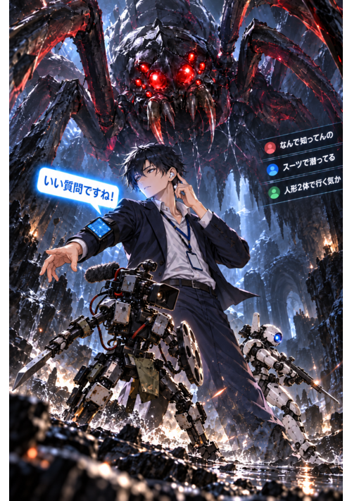 俺のスマホのAIだけ、ダンジョンの答えを全部知っている〜クビにされた配信の裏方、元職場が狙うボスを先に倒してバズる〜