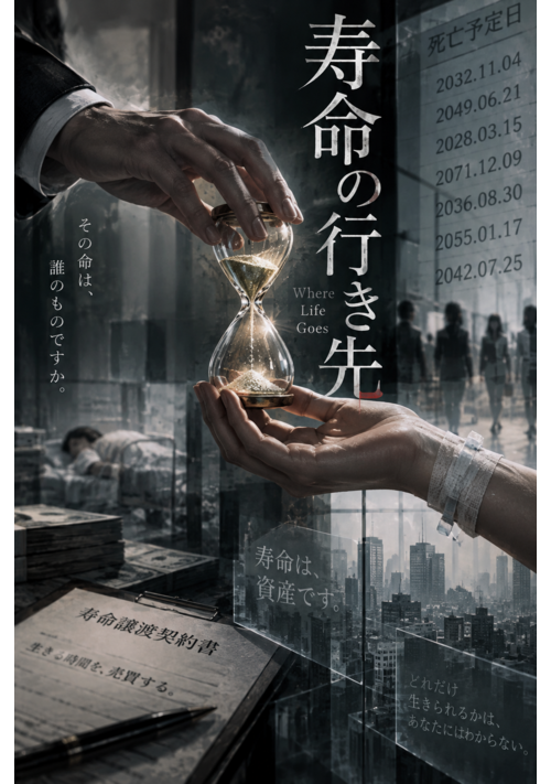 『寿命の行き先』（歪） 表紙