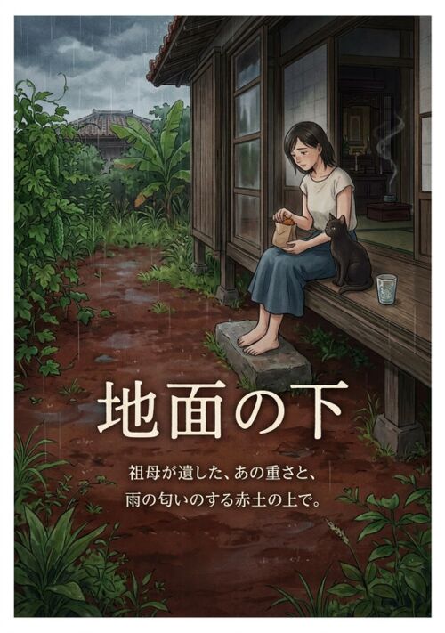 『【短編055】 地面の下：六月二十三日に、靴を玄関に置いたまま。』（マチャオ (Machao)） 表紙