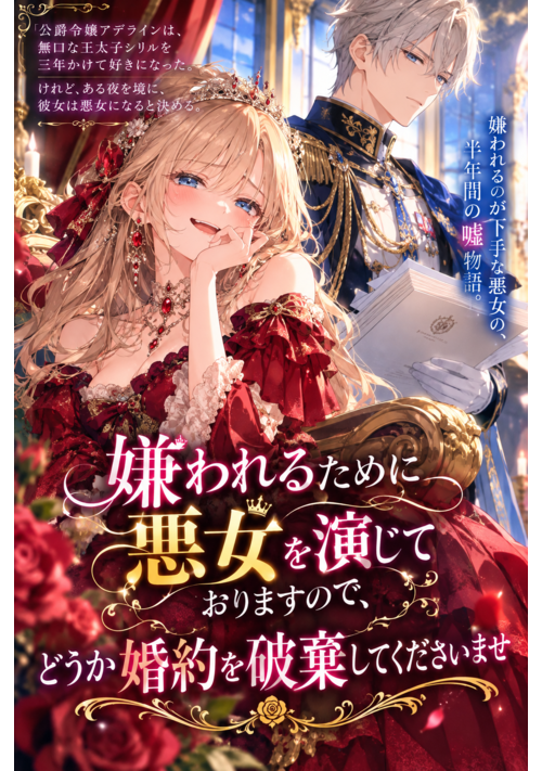 嫌われるために悪女を演じておりますので、どうか婚約を破棄してくださいませ