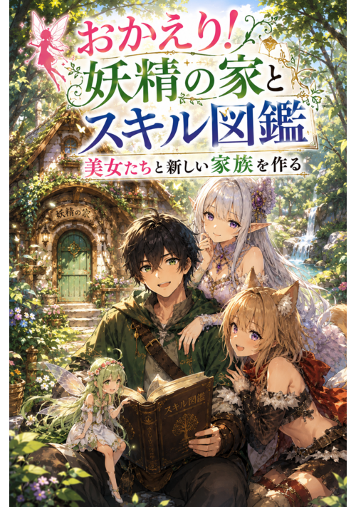 おかえり！ 妖精の家とスキル図鑑　美女たちと新しい家族を作る 表紙