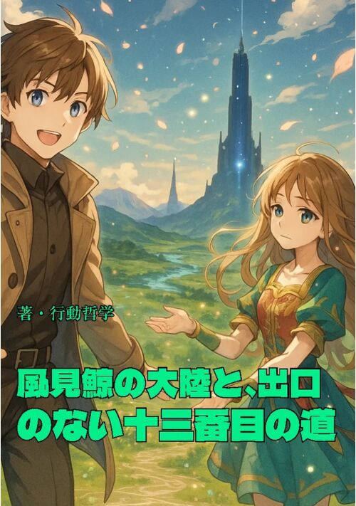 『風見鯨の大陸と、出口のない十三番目の道』（行動哲学） 表紙
