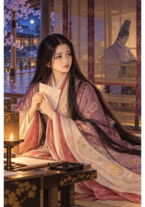 『平安の代筆女房は、恋文の嘘を知っている』（南野遥） 表紙