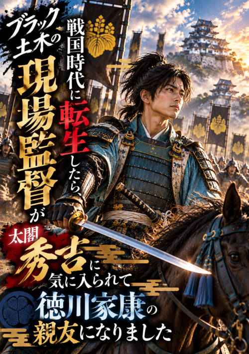 ブラック土木の現場監督が戦国時代に転生したら、太閤秀吉に気に入られて徳川家康の親友になりました（旧タイトル：トシサダ戦国浪漫奇譚）