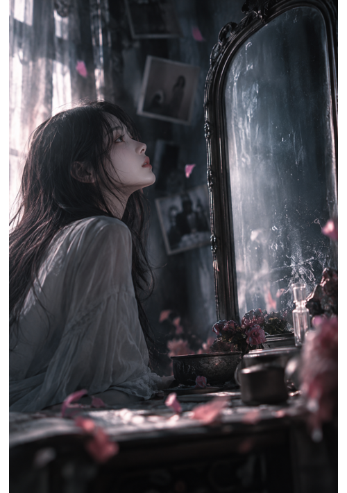 『私はもしかしたら幽霊なのかもしれない』（歪） 表紙