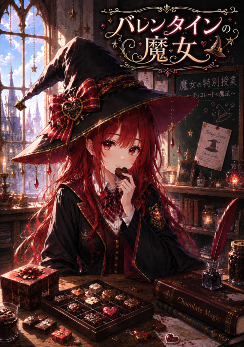 『バレンタインの魔女』（畝澄ヒナ） 表紙
