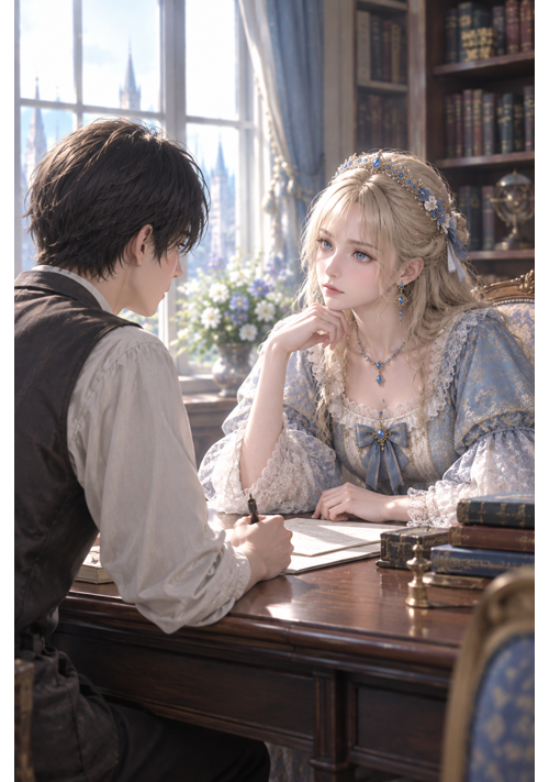 ロマンス小説大手【菫苑出版】には未来の王妃が監修者としてついている