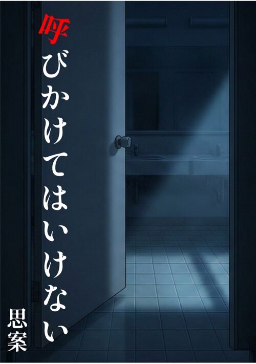 『呼びかけてはいけない』（思案（シアン）） 表紙