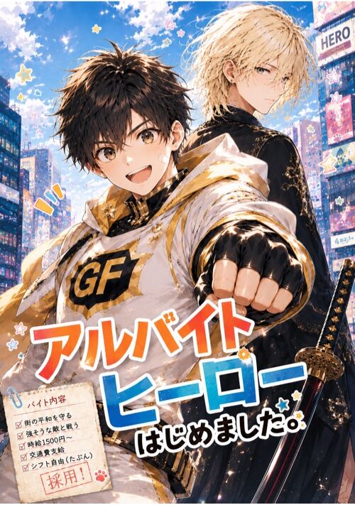 アルバイトヒーローはじめました。