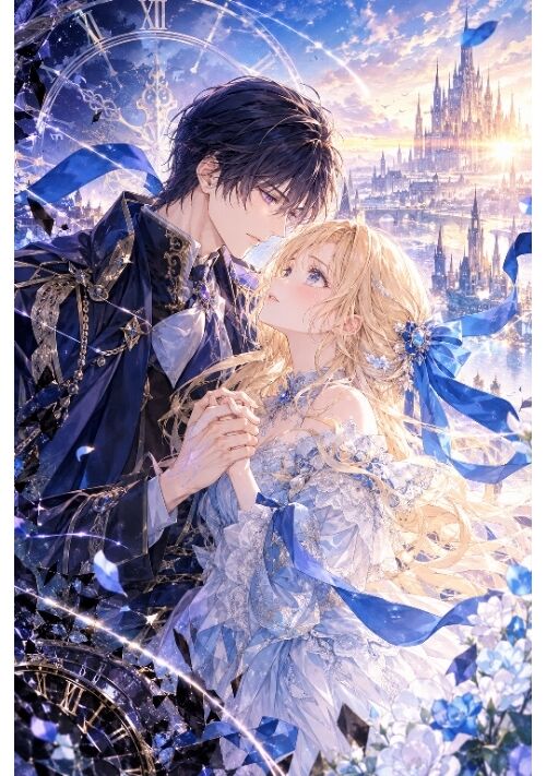 『『婚約者が死ぬまで、あと七日。――何度やり直しても、今度こそ二人で生きる』』（しろねこ） 表紙