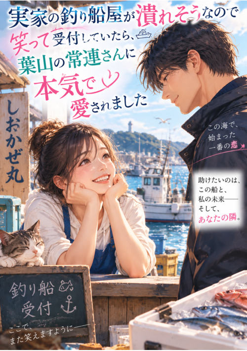 『実家の釣り船屋が潰れそうなので笑って受付していたら、葉山の常連さんに本気で愛されました』（ちょこまろ） 表紙