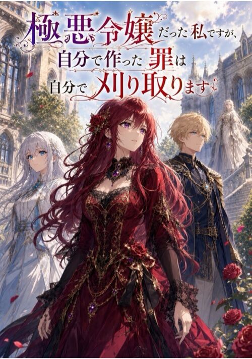 『極悪令嬢だった私ですが、自分で作った罪は自分で刈り取ります』（Atelier Lotus文庫） 表紙