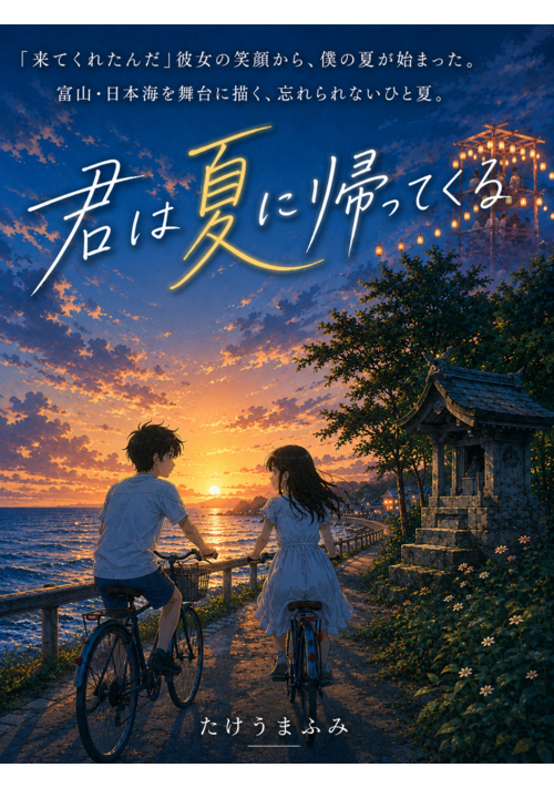 『君は夏に帰ってくる』（たけうまふみ） 表紙