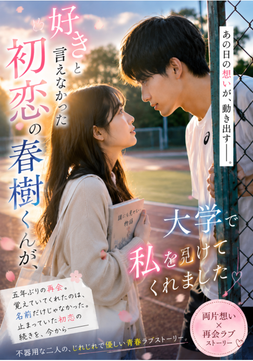 好きと言えなかった初恋の春樹くんが、大学で私を見つけてくれました
