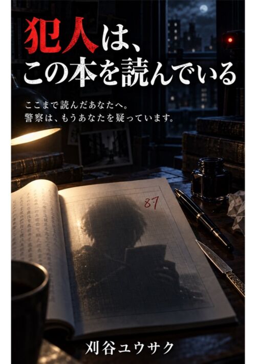 『犯人はこの本を読んでいる』（刈谷ユウサク） 表紙