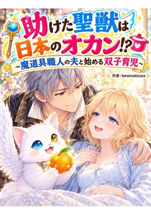助けた聖獣は日本のオカン！？ 〜魔道具職人の夫と始める双子育児〜