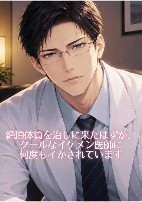 『 【サンプル】絶頂体質を治しに来たはずが、クールなイケメン医師に何度もイかされています』（宵街ハル） 表紙