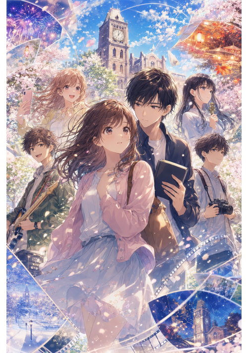 『バラバラの一年で、君を好きになる ～時間がぐちゃぐちゃに飛ぶ私を、“どの君”も信じてくれた～』（Gaku） 表紙