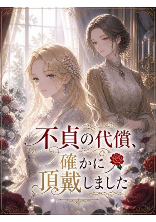 『不貞の代償、確かに頂戴しました』（白瀬しおん） 表紙
