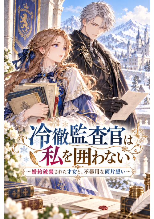『冷徹監査官は私を囲わない～婚約破棄された才女と、不器用な両片想い～』（他力本願寺） 表紙