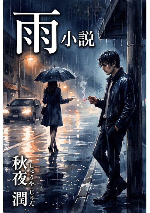 『雨』（秋夜 潤 （しゅうや じゅん）） 表紙