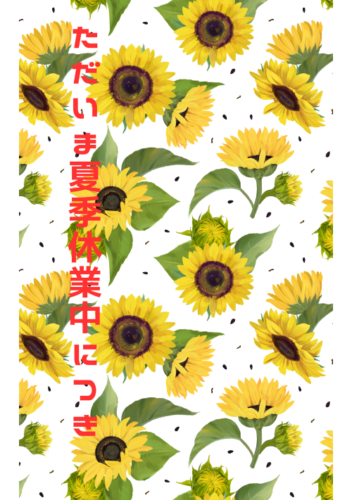 【DESERTの憂鬱・番外】ただいま、夏季休業中につき。