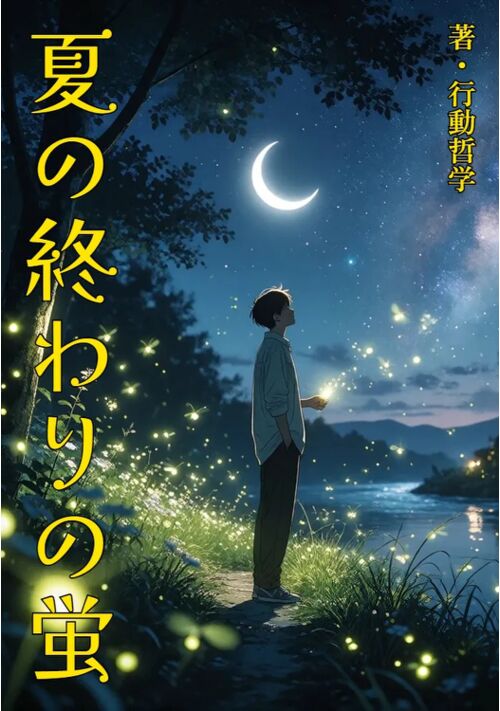『夏の終わりの蛍』（行動哲学） 表紙