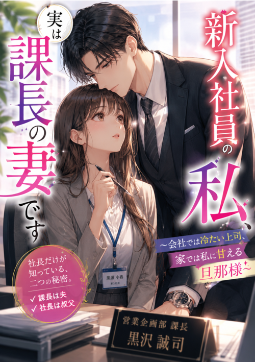 新入社員の私、実は課長の妻です 〜会社では冷たい上司、家では私に甘える旦那様〜
