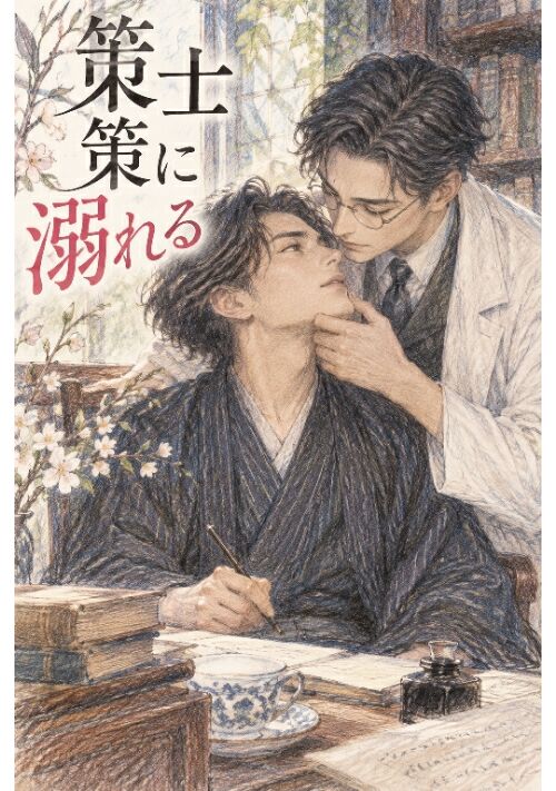 『策士策に溺れる』（華愁） 表紙