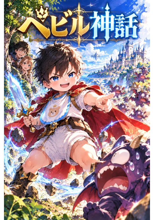 『ベビル神話』（月見屋） 表紙